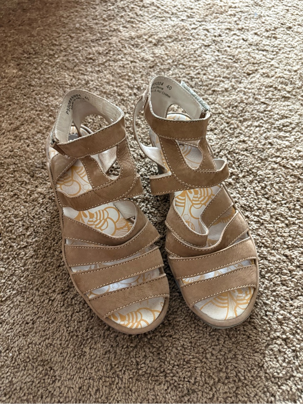 Fly London Yeba Wedge Sandals 40